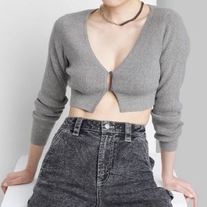 Women's Cropped Cardigan - Wild Fable
Gray XL